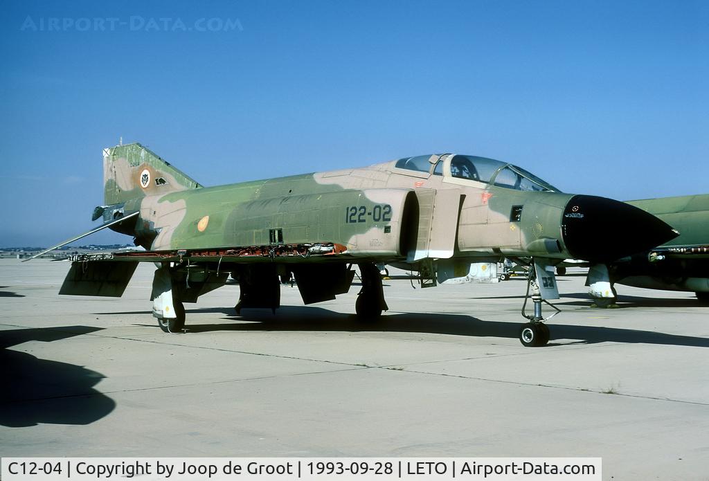 C12-04, 1964 McDonnell F-4C Phantom II C/N 1359, In 1993 the F-4C fleet was being stripped of all usable parts for use on the active RF-4C.