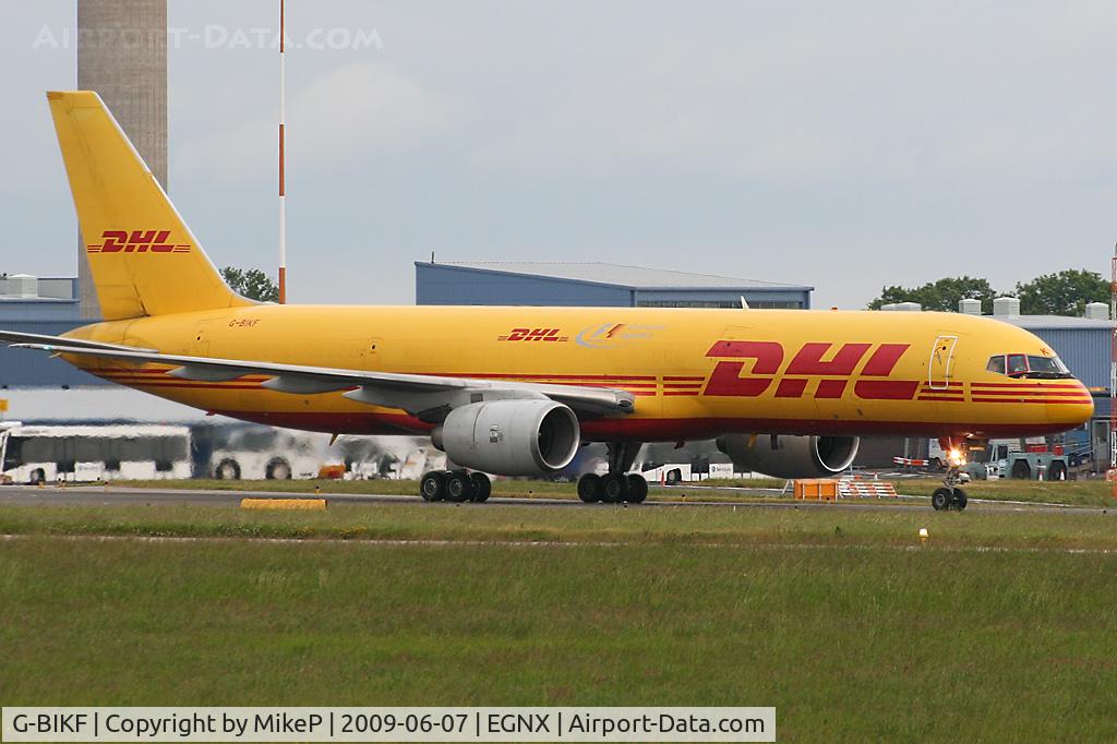 G-BIKF, 1983 Boeing 757-236/SF C/N 22177, Taxiing out for departure.
