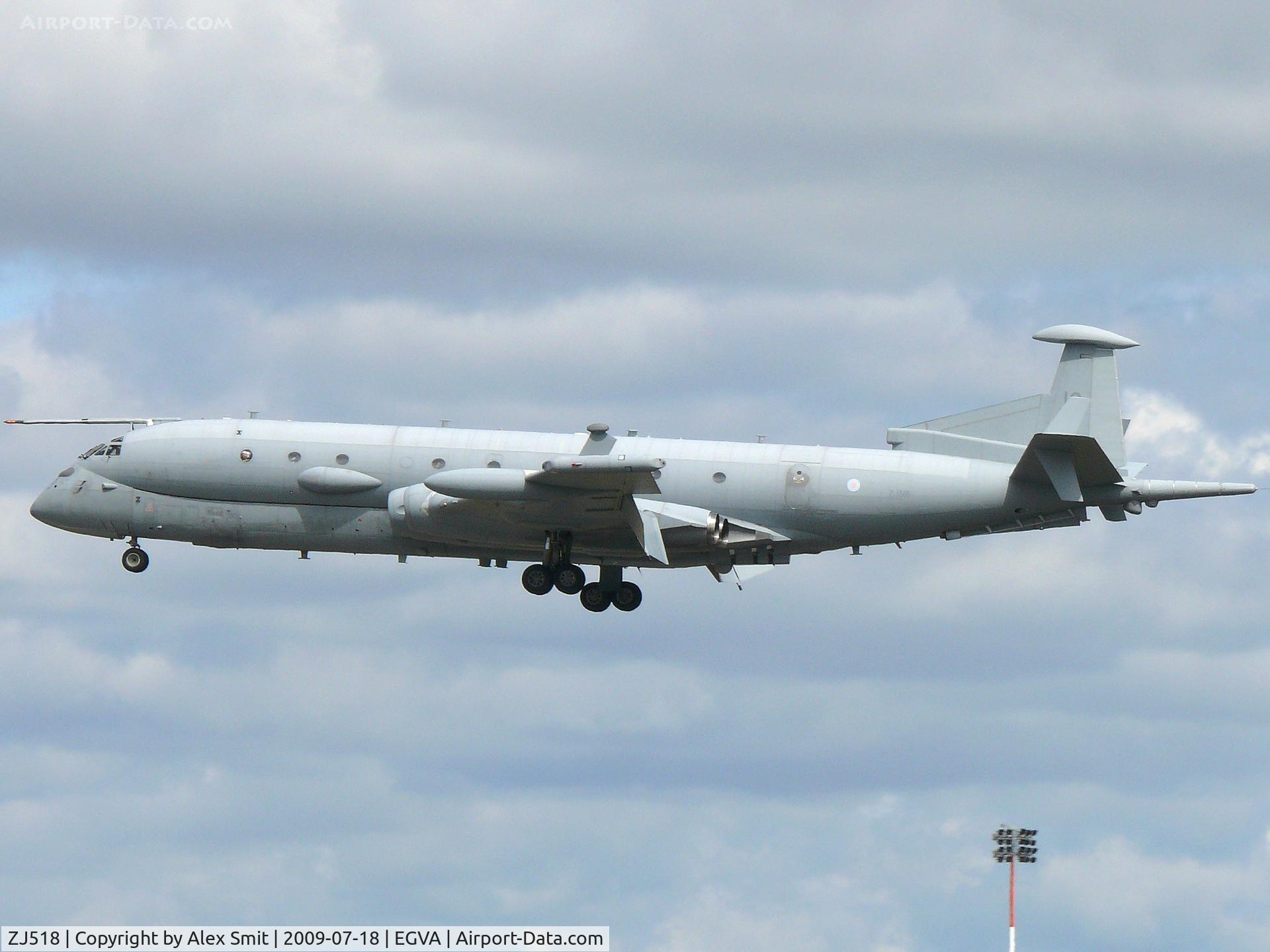 ZJ518, British Aerospace Nimrod MRA.4 C/N 8009/PA2, British Aerospace Nimrod MR4 ZJ518/18 Royal Air Force