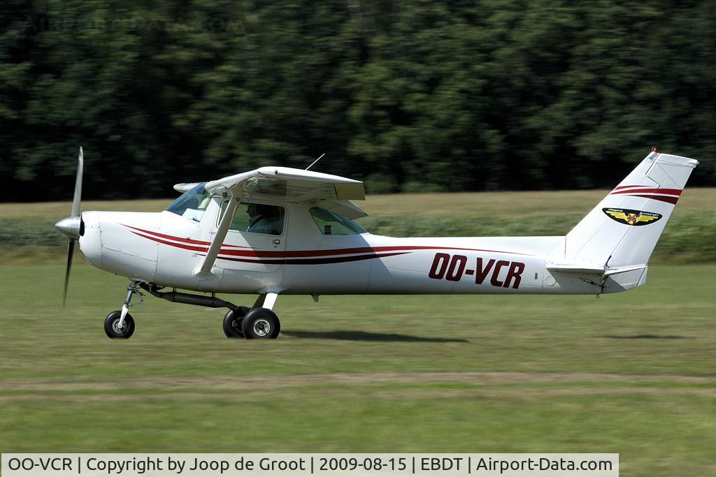 OO-VCR, 1979 Cessna 152 C/N 15283529, arrival for the old timer fly in.