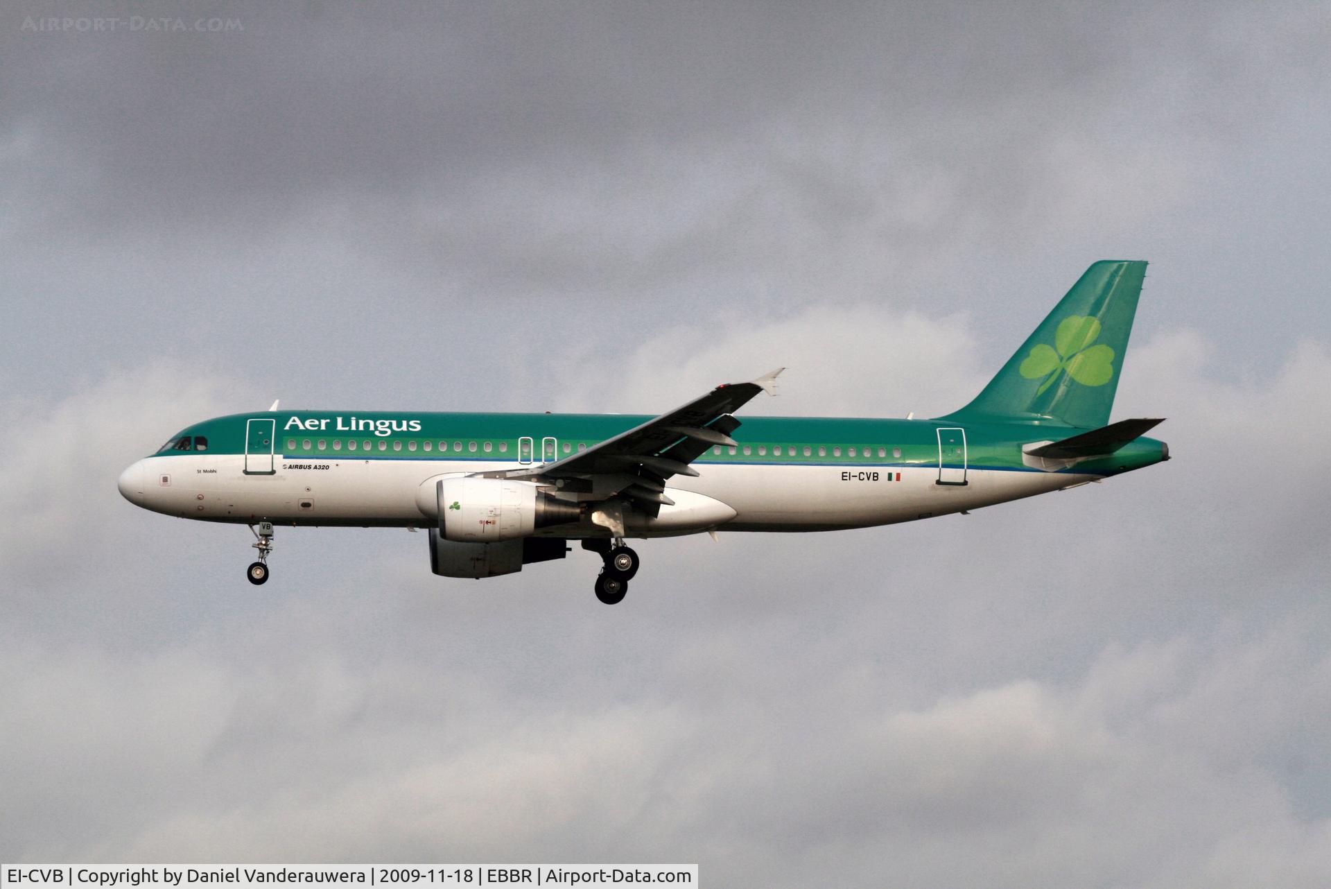 EI-CVB, 2000 Airbus A320-214 C/N 1394, arrival of flight EI630 to rwy 25L