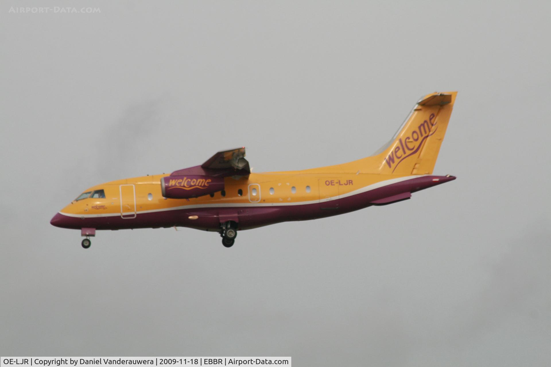 OE-LJR, 2001 Dornier 328-310 C/N 3213, descending to rwy 25L