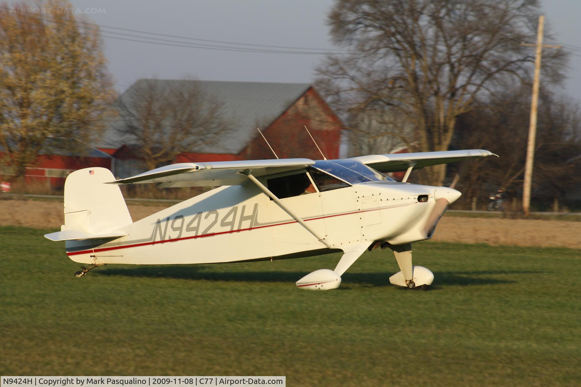 N9424H, 1962 Wittman W-8 Tailwind C/N 86, Tailwind W-8