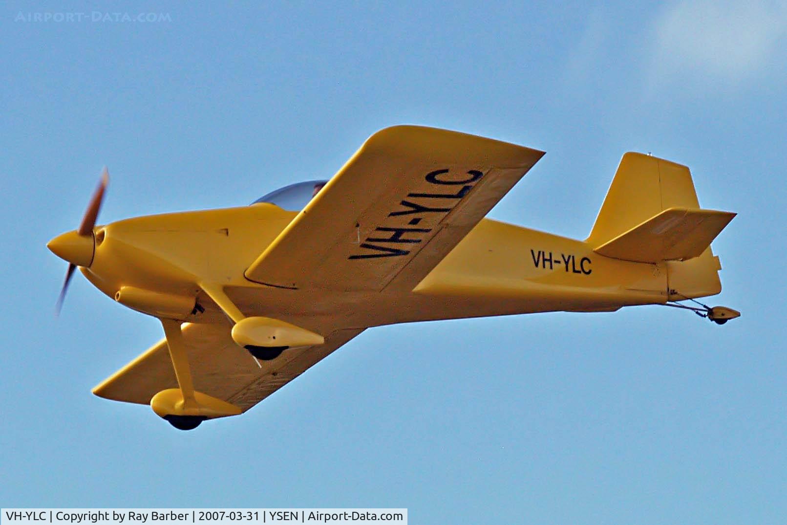 VH-YLC, 2000 Vans RV-6 C/N W185, Seen flying at its home base of Serpentine Western Australia.