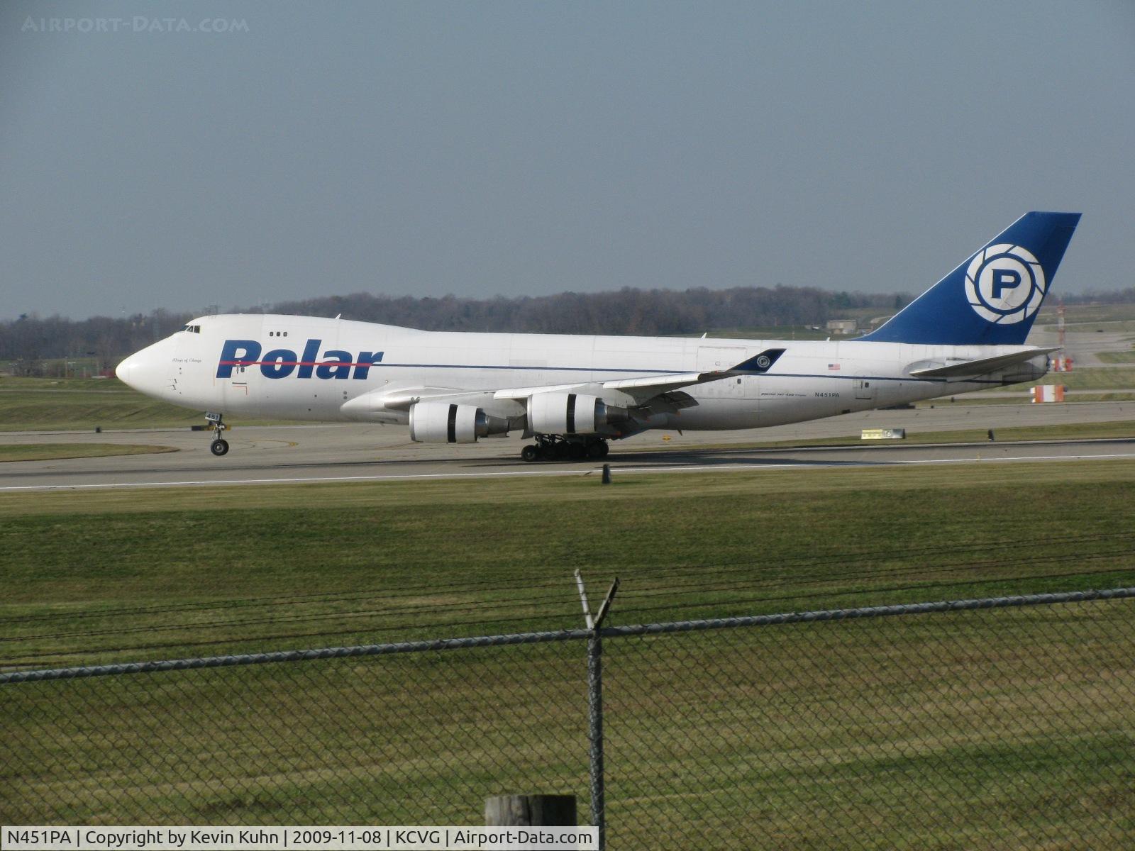 N451PA, 2000 Boeing 747-46NF C/N 30809, Polar Tiger 946 Heavy arriving from Anchorage