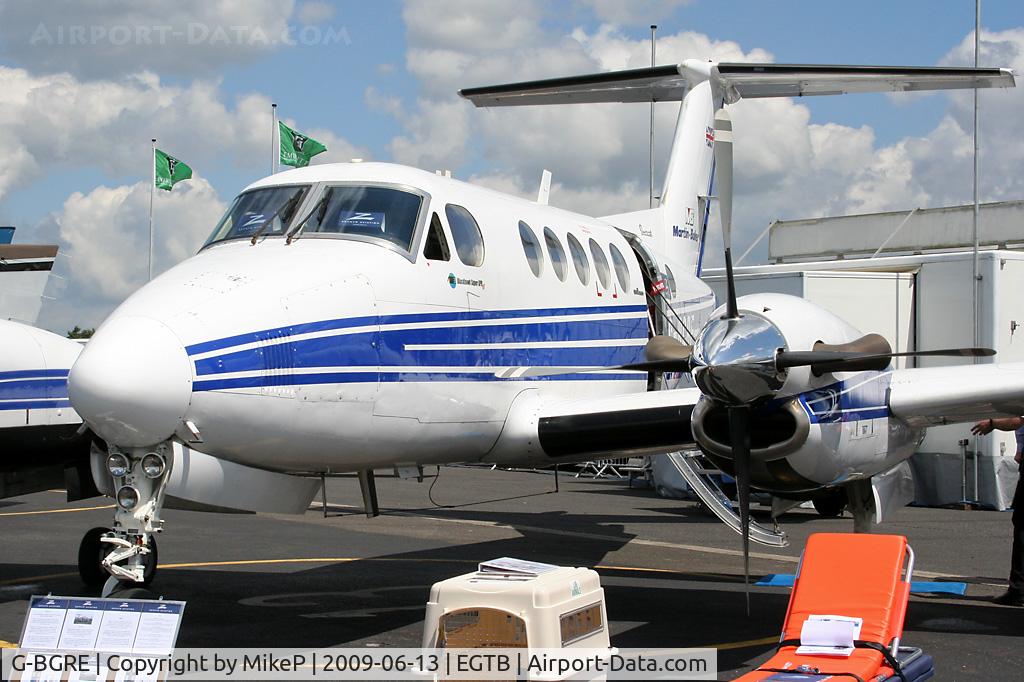G-BGRE, 1979 Beech 200 Super King Air C/N BB-568, Exhibitor at Aero Expo 2009.