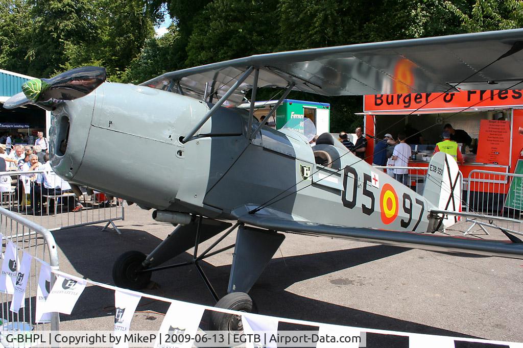G-BHPL, 1951 CASA 1-131E Jungmann C/N 1058, On display during Aero Expo 2009.