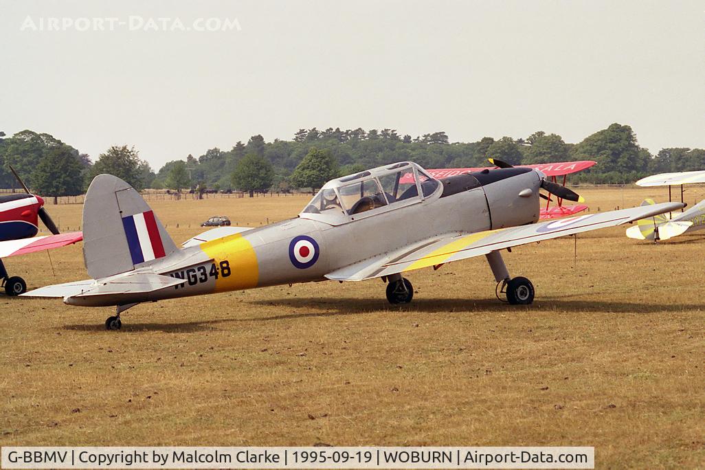 G-BBMV, 1951 De Havilland DHC-1 Chipmunk T.10 C/N C1/0432, De Havilland DHC-1 Chipmunk 22 at the De Havilland Tiger Moth Rally held in the grounds of Woburn Abbey. UK.