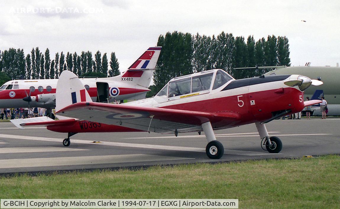G-BCIH, 1951 De Havilland DHC-1 Chipmunk 22 C/N C1/0304, De Havilland DHC-1 Chipmunk 22 at the 1994 SSAFA Air Display, Church Fenton.