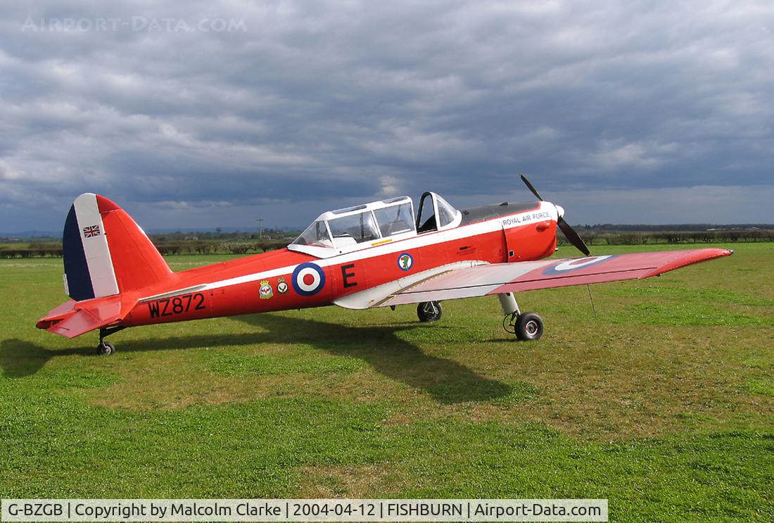 G-BZGB, 1953 De Havilland DHC-1 Chipmunk T.10 C/N C1/0905, De Havilland DHC-1 Chipmunk 22 at Fishburn Airfield, UK in 2004.