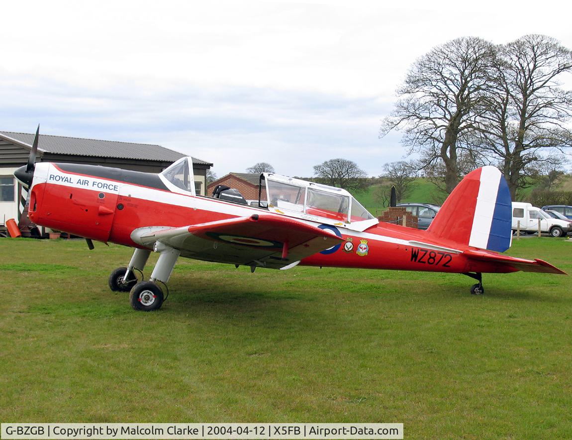 G-BZGB, 1953 De Havilland DHC-1 Chipmunk T.10 C/N C1/0905, De Havilland DHC-1 Chipmunk 22 at Fishburn Airfield, UK in 2004.