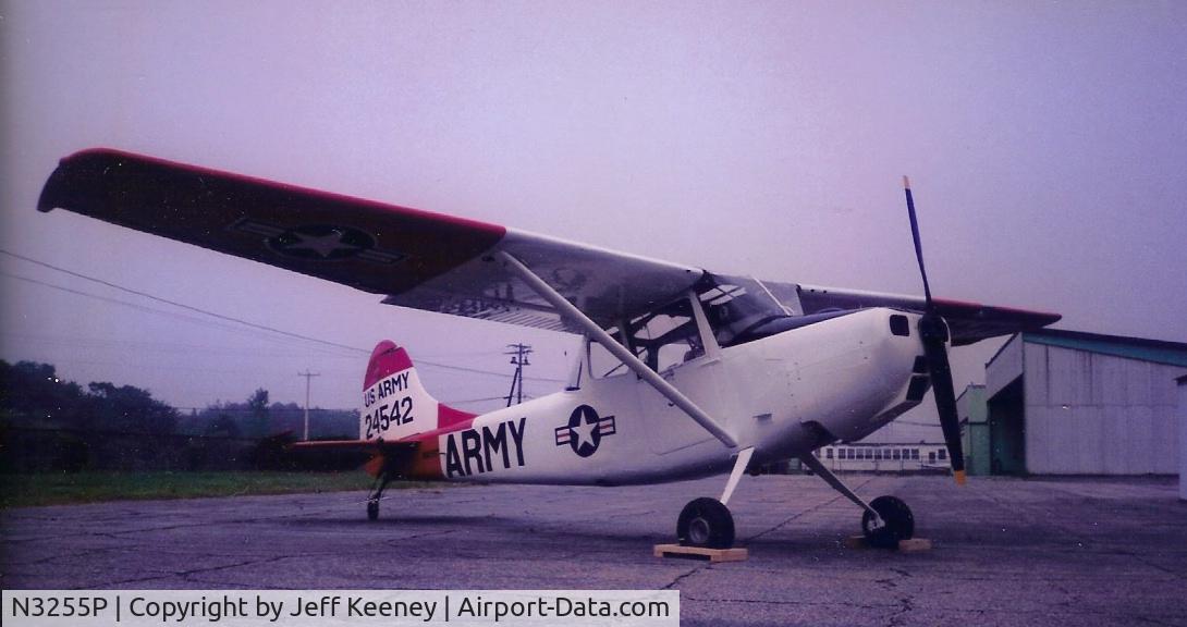N3255P, Cessna L-19E Bird Dog C/N 24542, Just after I painted repaired sections in 1996