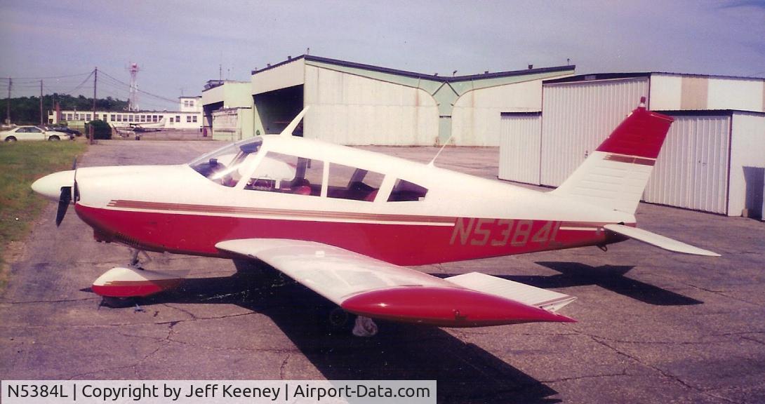 N5384L, 1968 Piper PA-28-180 C/N 28-4691, Just after I painted it, summer 1996.