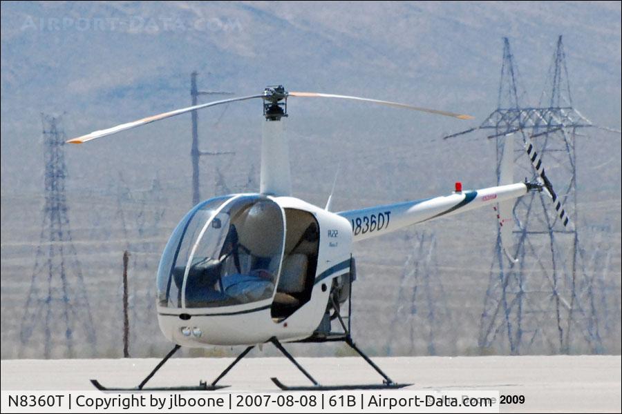 N8360T, 1997 Robinson R22 Beta C/N 2758, N8360T at Boulder City Airport