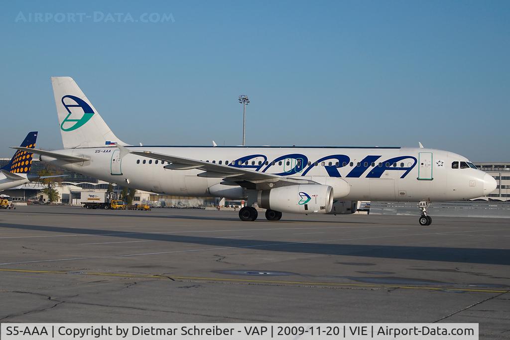 S5-AAA, 1988 Airbus A320-231 C/N 0043, Adria A320