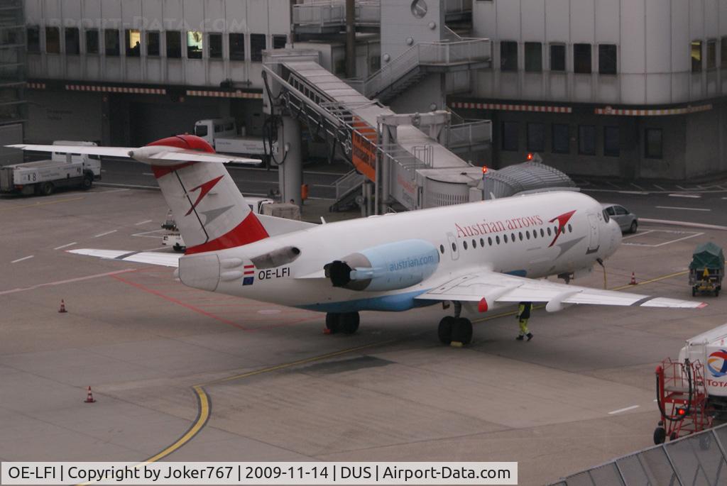 OE-LFI, 1995 Fokker 70 (F-28-0070) C/N 11529, Austrian arrows Fokker F-70