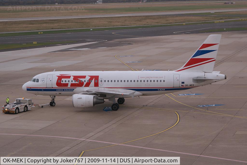 OK-MEK, 2007 Airbus A319-112 C/N 3043, Czech Airlines (CSA) Airbus A319-112