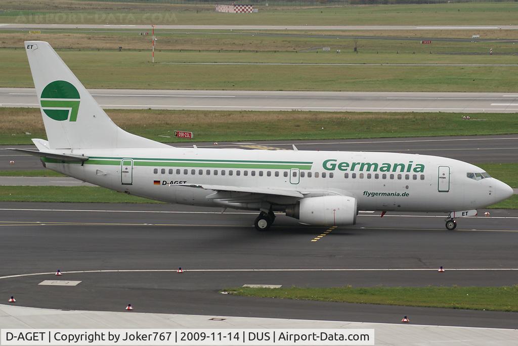 D-AGET, 1998 Boeing 737-75B C/N 28109, Germania Boeing 737-75B