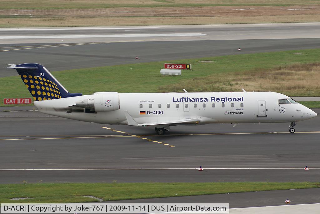 D-ACRI, 2003 Bombardier CRJ-200ER (CL-600-2B19) C/N 7862, Lufthansa Regional (Eurowings) Canadair Regional Jet CRJ200LR