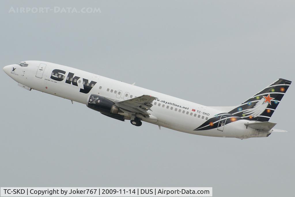TC-SKD, 1992 Boeing 737-4Q8 C/N 25372, Sky Airlines Boeing 737-4Q8