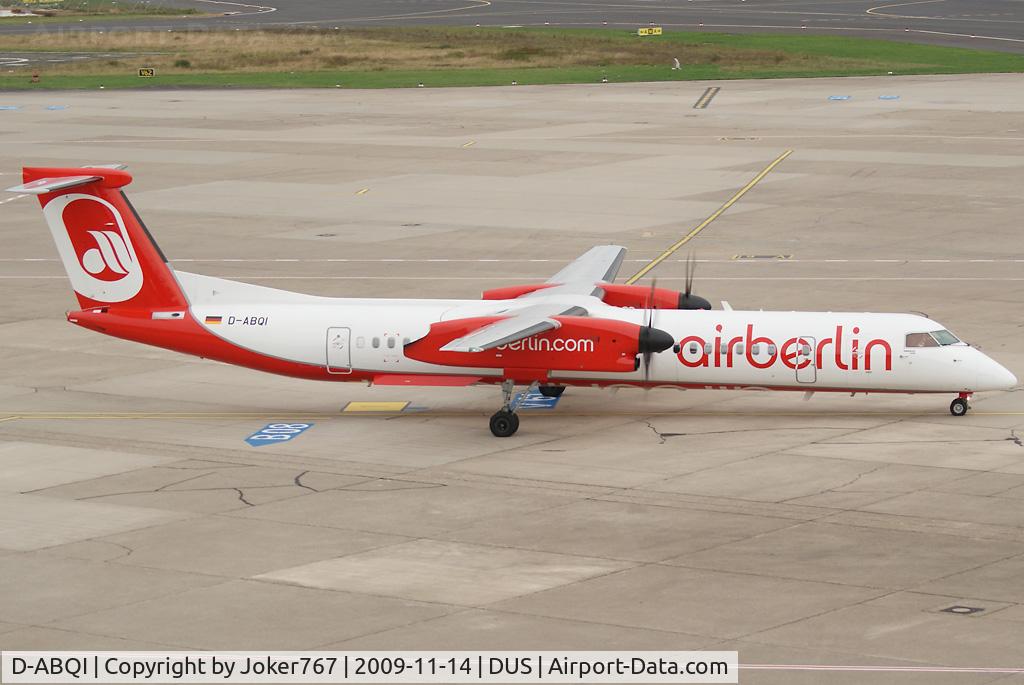 D-ABQI, 2009 De Havilland Canada DHC-8-402Q Dash 8 C/N 4264, Air Berlin (LGW) De Havilland Canada DHC-8-402Q