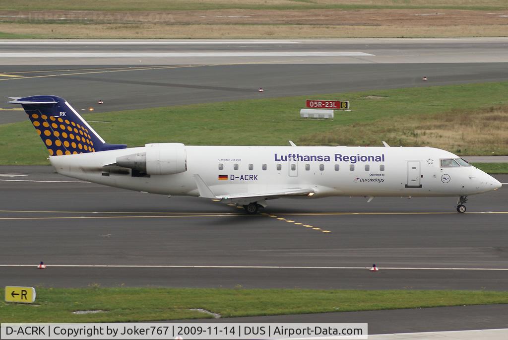 D-ACRK, 2004 Bombardier CRJ-200ER (CL-600-2B19) C/N 7901, Lufthansa Regional (Eurowings) Canadair Regional Jet CRJ200LR