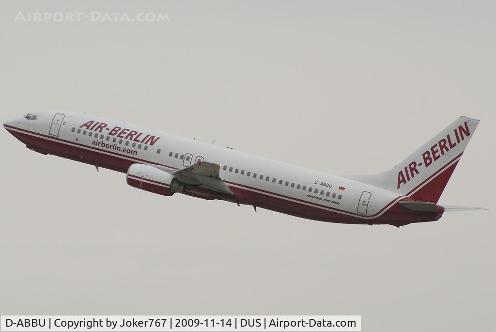 D-ABBU, 2001 Boeing 737-8Q8 C/N 30627, Air Berlin Boeing 737-8Q8