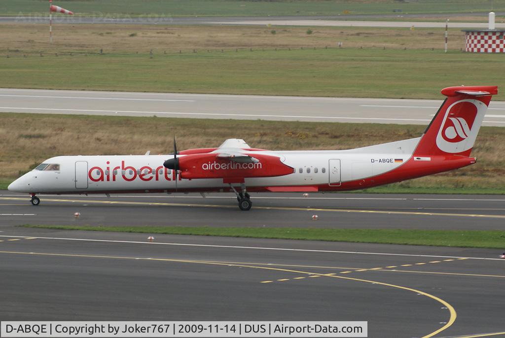 D-ABQE, 2009 De Havilland Canada DHC-8-402Q Dash 8 C/N 4239, Air Berlin (LGW) De Havilland Canada DHC-8-402Q