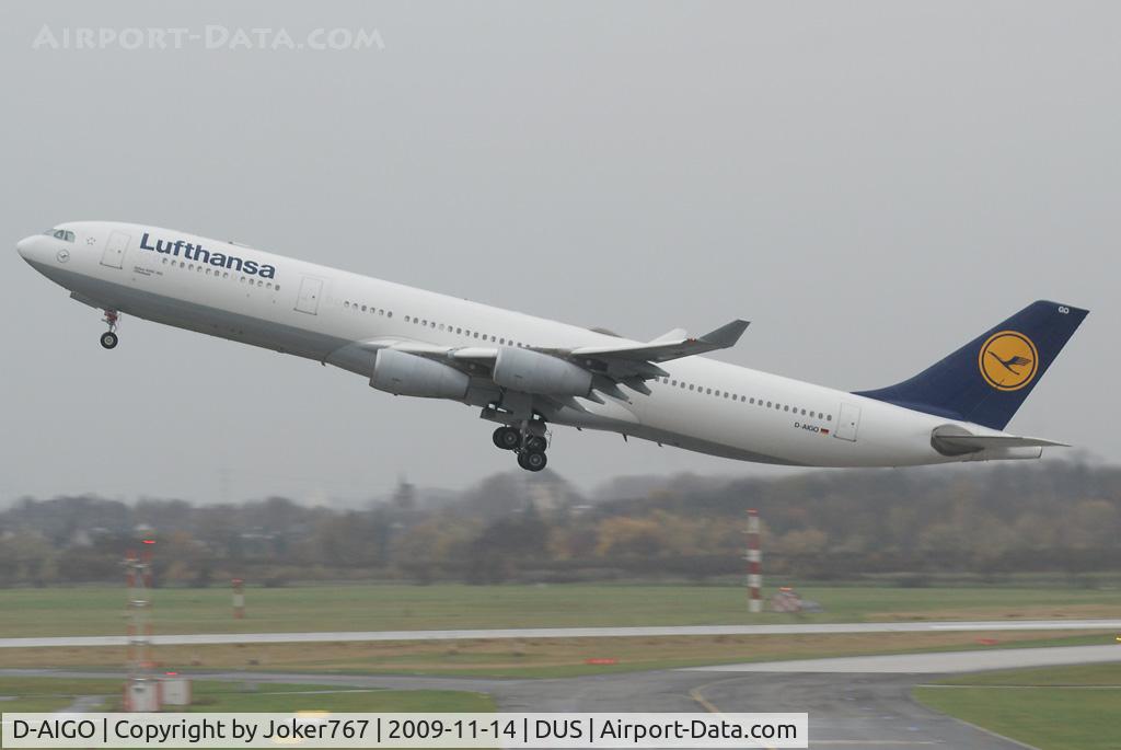D-AIGO, 1998 Airbus A340-313X C/N 233, Lufthansa Airbus A340-313X