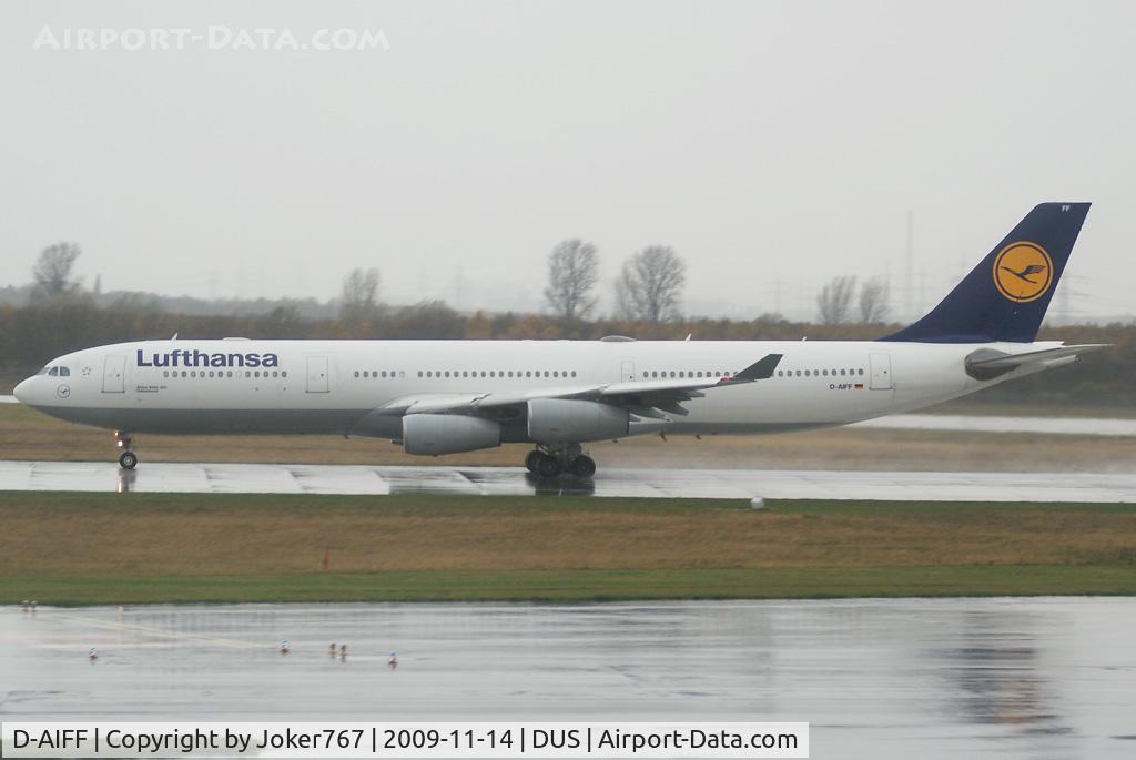 D-AIFF, 2001 Airbus A340-313X C/N 447, Lufthansa Airbus A340-313X