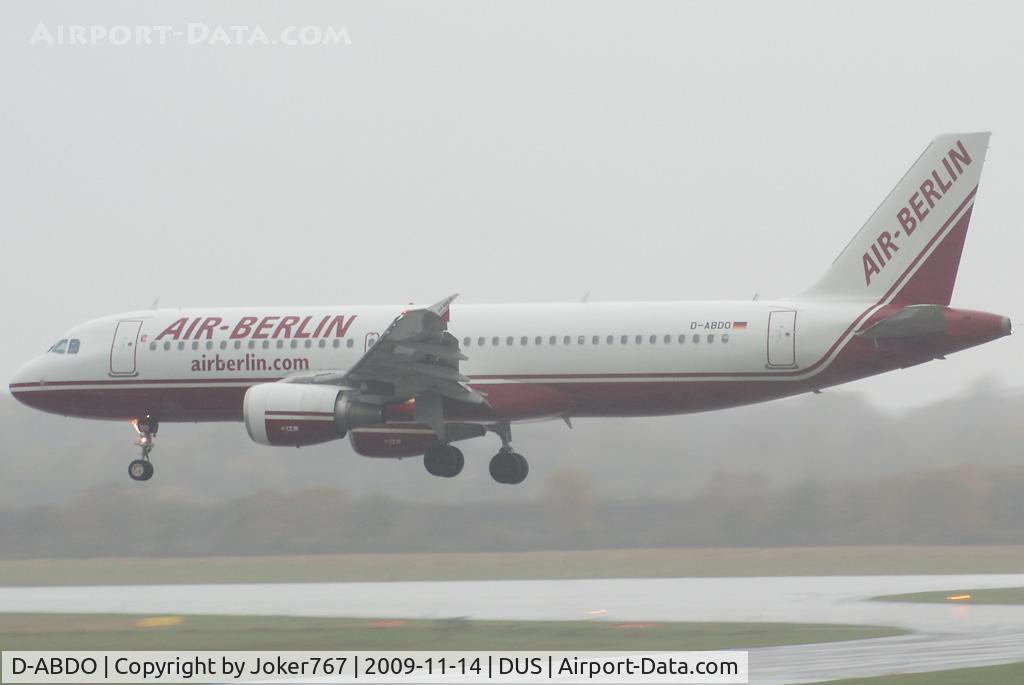 D-ABDO, 2007 Airbus A320-214 C/N 3055, Air Berlin Airbus A320-214