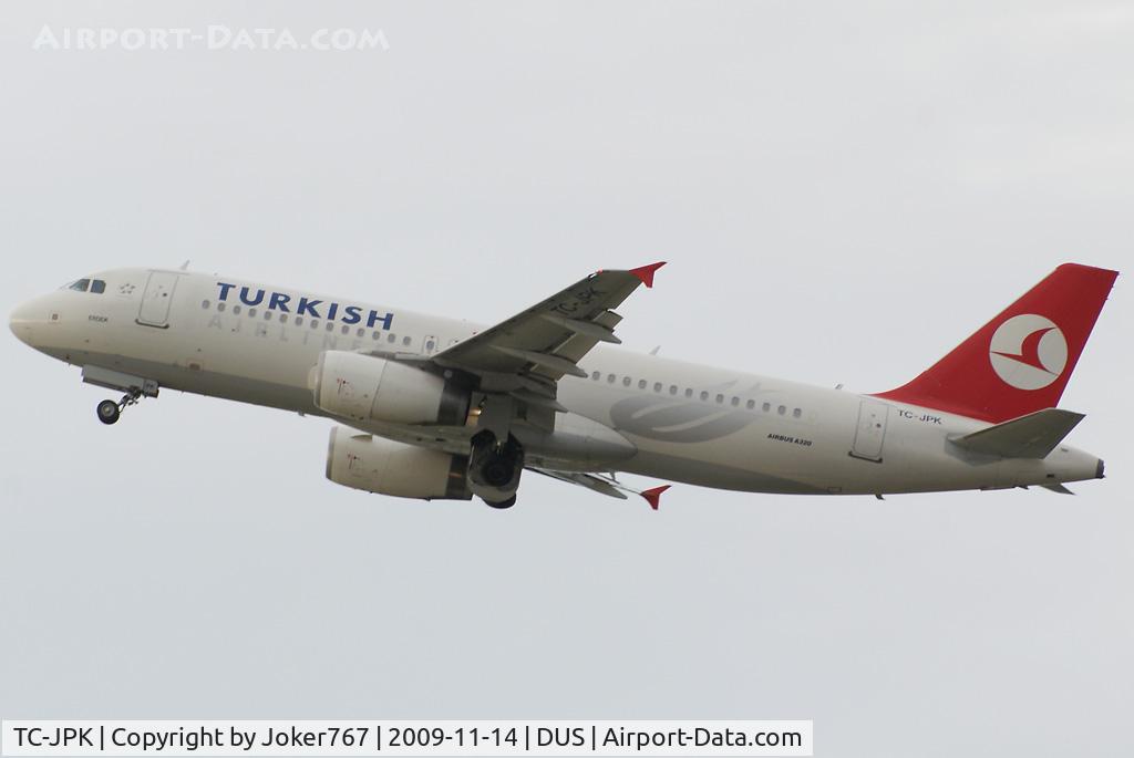 TC-JPK, 2007 Airbus A320-232 C/N 3257, Turkish Airlines Airbus A320-232