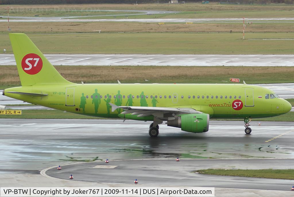 VP-BTW, 1999 Airbus A319-114 C/N 1090, S7 Airlines Airbus A319-114
