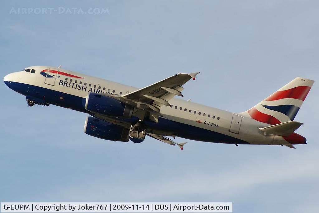 G-EUPM, 2000 Airbus A319-131 C/N 1258, British Airways Airbus A319-131