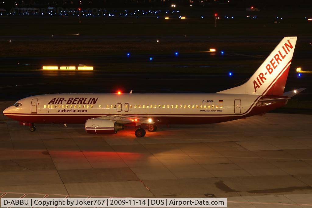 D-ABBU, 2001 Boeing 737-8Q8 C/N 30627, Air Berlin Boeing 737-8Q8