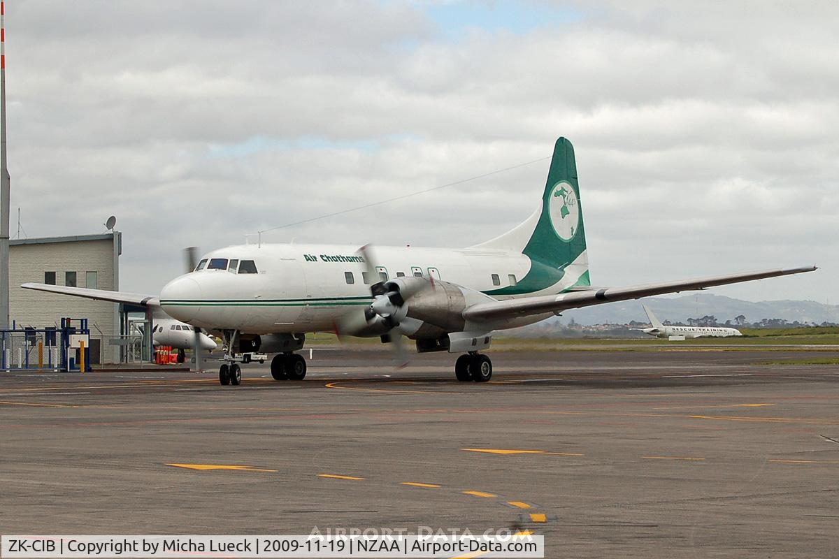 ZK-CIB, 1953 Convair 580 C/N 327A, At Auckland