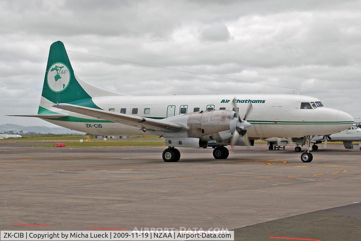 ZK-CIB, 1953 Convair 580 C/N 327A, At Auckland