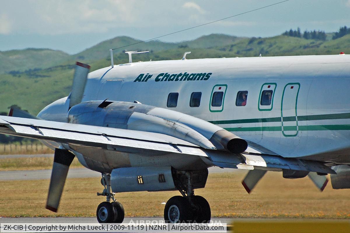 ZK-CIB, 1953 Convair 580 C/N 327A, Taxiing to the runway