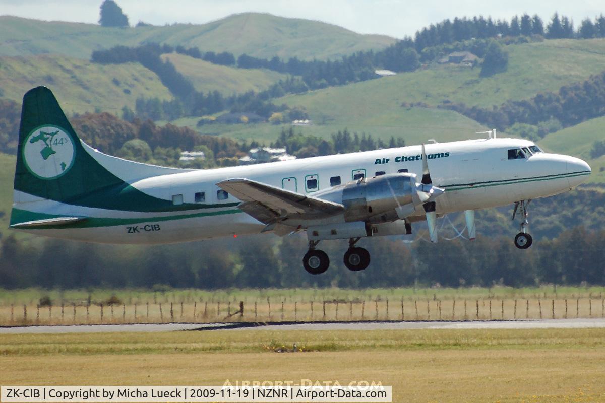 ZK-CIB, 1953 Convair 580 C/N 327A, At Napier