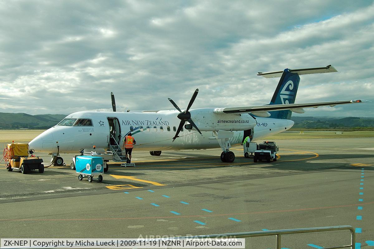 ZK-NEP, 2006 De Havilland Canada DHC-8-311Q Dash 8 C/N 634, At Napier