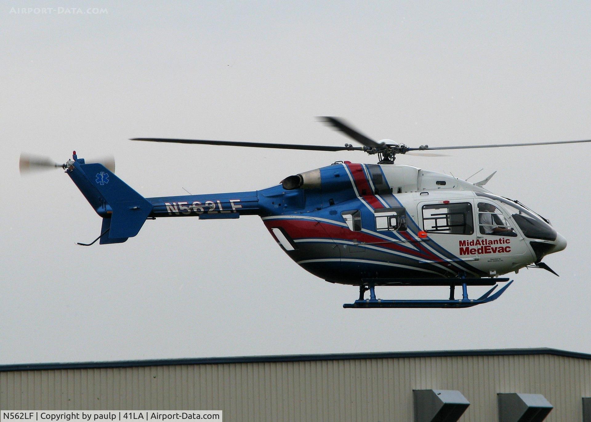 N562LF, 2007 Eurocopter-Kawasaki EC-145 (BK-117C-2) C/N 9141, Metro Aviation / Downtown Shreveport.