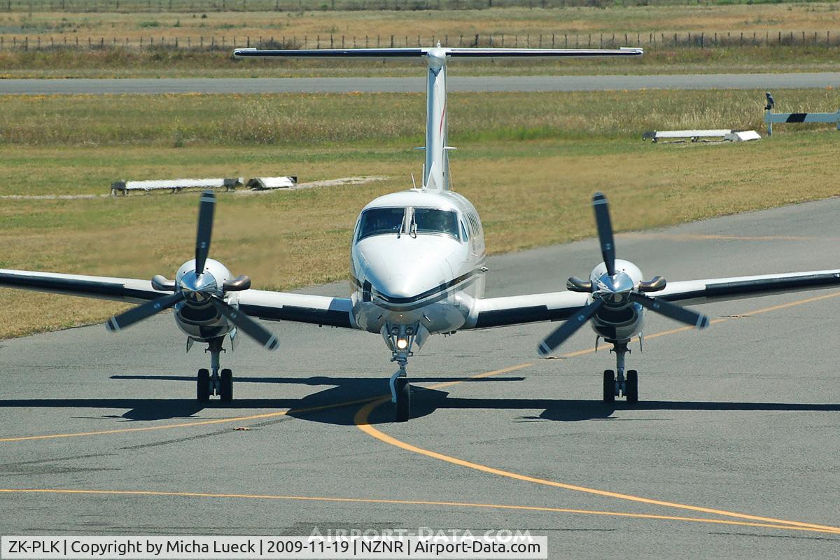 ZK-PLK, 1982 Beech B200C Super King Air King Air C/N BL-64, At Napier