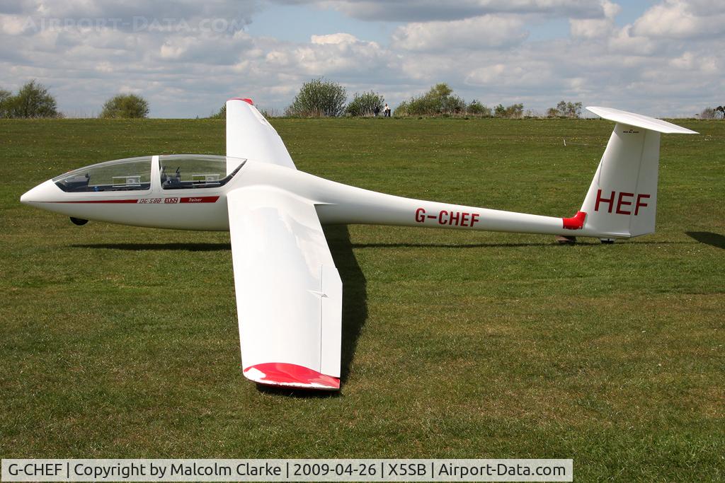 G-CHEF, Elan DG-500 Trainer C/N 5E53T20, Elan DG-500 Trainer at Sutton Bank, N. Yorks, UK in 2009.