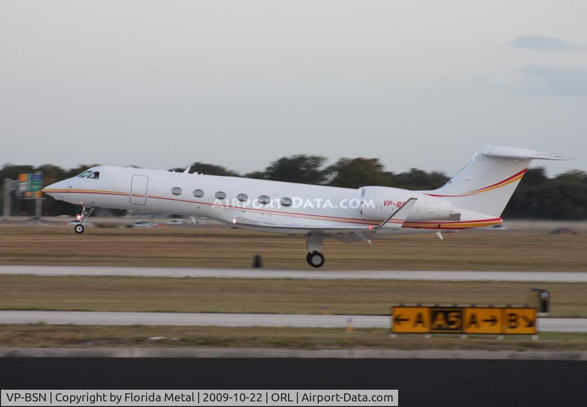 VP-BSN, 2001 Gulfstream Aerospace G-V C/N 648, Gulfstream V