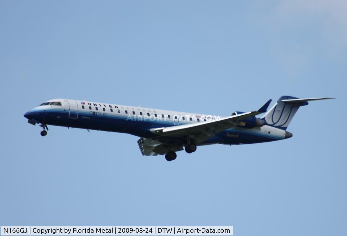 N166GJ, 2008 Bombardier CRJ-702 (CL-600-2C10) Regional Jet C/N 10266, Go Jet CRJ-700