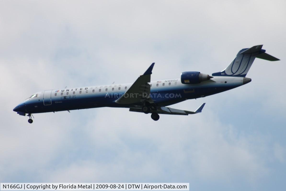 N166GJ, 2008 Bombardier CRJ-702 (CL-600-2C10) Regional Jet C/N 10266, Go Jet CRJ-700