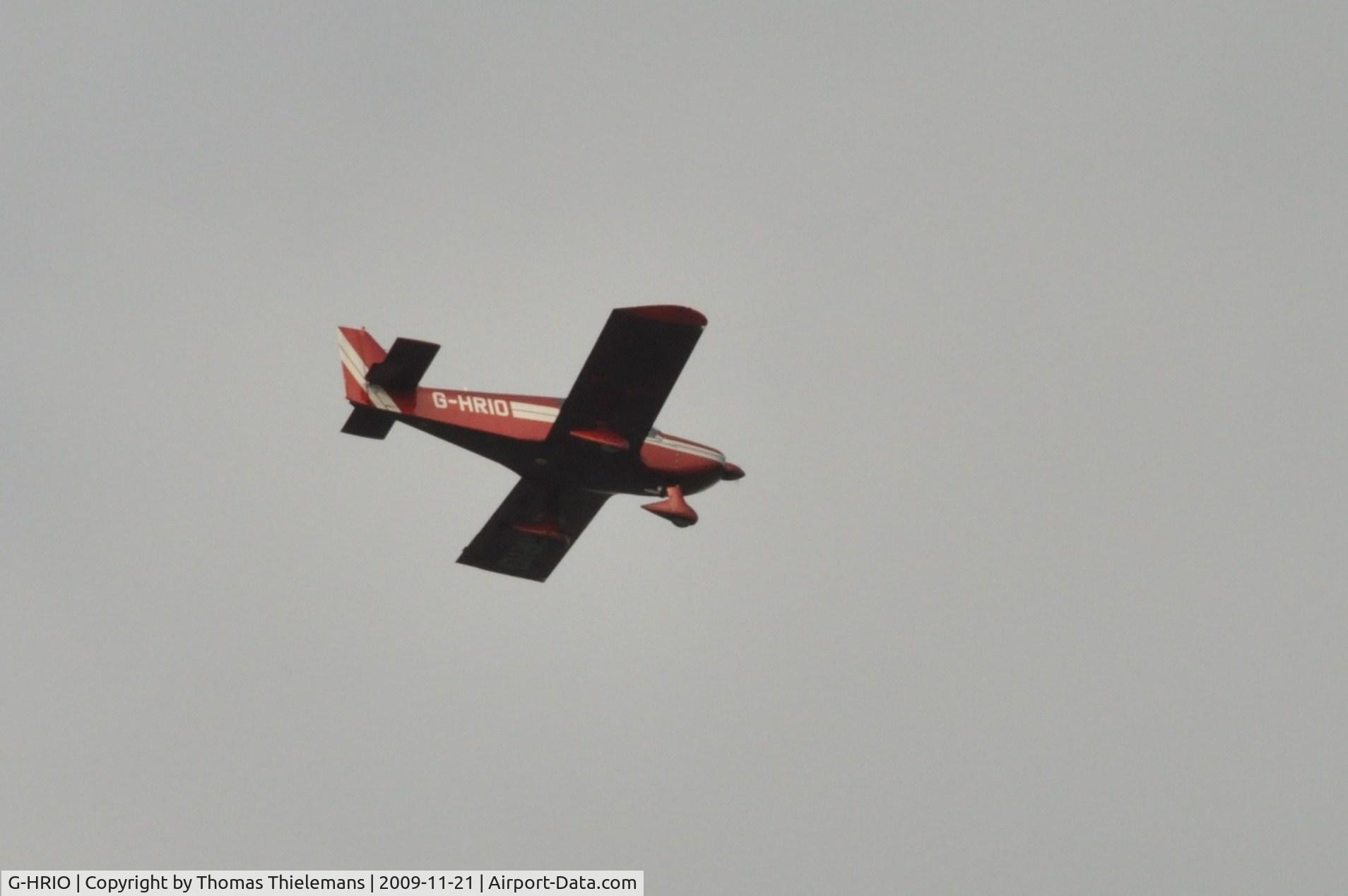 G-HRIO, 1973 Robin HR-100-210 Safari C/N 149, above Meise