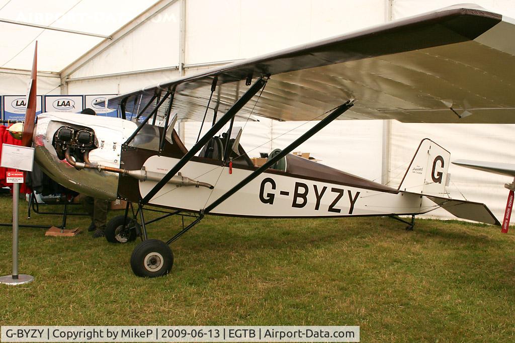G-BYZY, 2000 Pietenpol Air Camper C/N PFA 047-12190, Exhibitor at Aero Expo 2009.