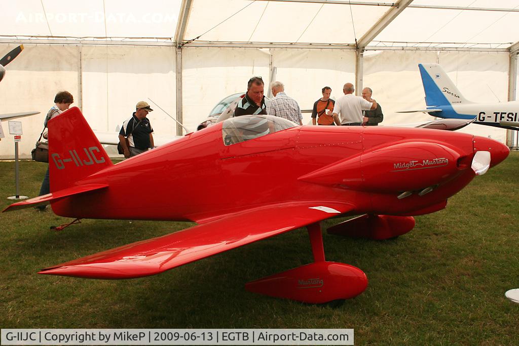 G-IIJC, 1999 Mustang Aeronautics Midget Mustang MM-1 C/N XU-5, Exhibitor at Aero Expo 2009.