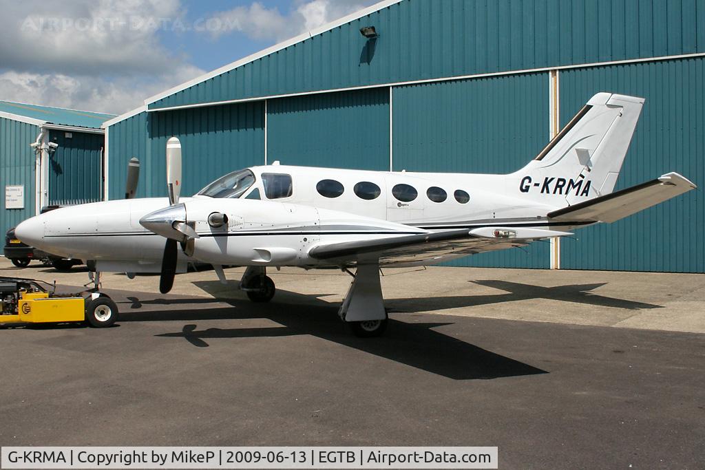 G-KRMA, 1980 Cessna 425 Corsair C/N 425-0003, Pictured during Aero Expo 2009.